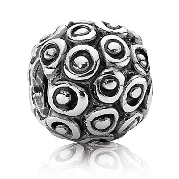 Pandora Retired Sterling Silver Celebration Designer Charm - 790866